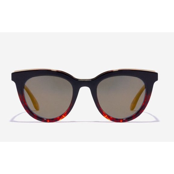 Hawkers sunglasses BELLA Polarized BLACK GOLD TORTOISE Unisex Box Pouch - Picture 1 of 4
